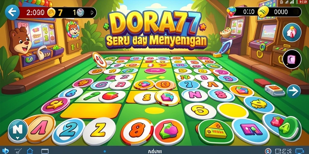 Screenshot DORA77 menampilkan gameplay seru Bingo.