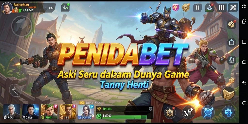 Screenshot utama PENIDABET menunjukkan aksi seru dalam pertempuran.