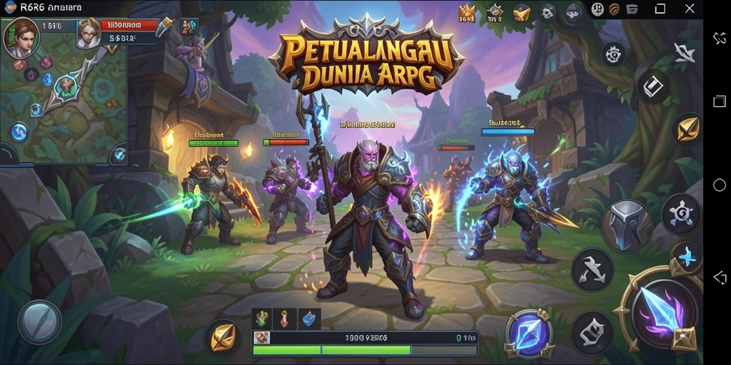Menampilkan gameplay menegangkan dan eksplorasi R6R6 dalam dunia ARPG.