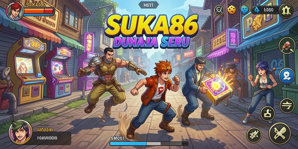 Screenshot gameplay SUKA86 menampilkan keseruan dalam menyelesaikan level.